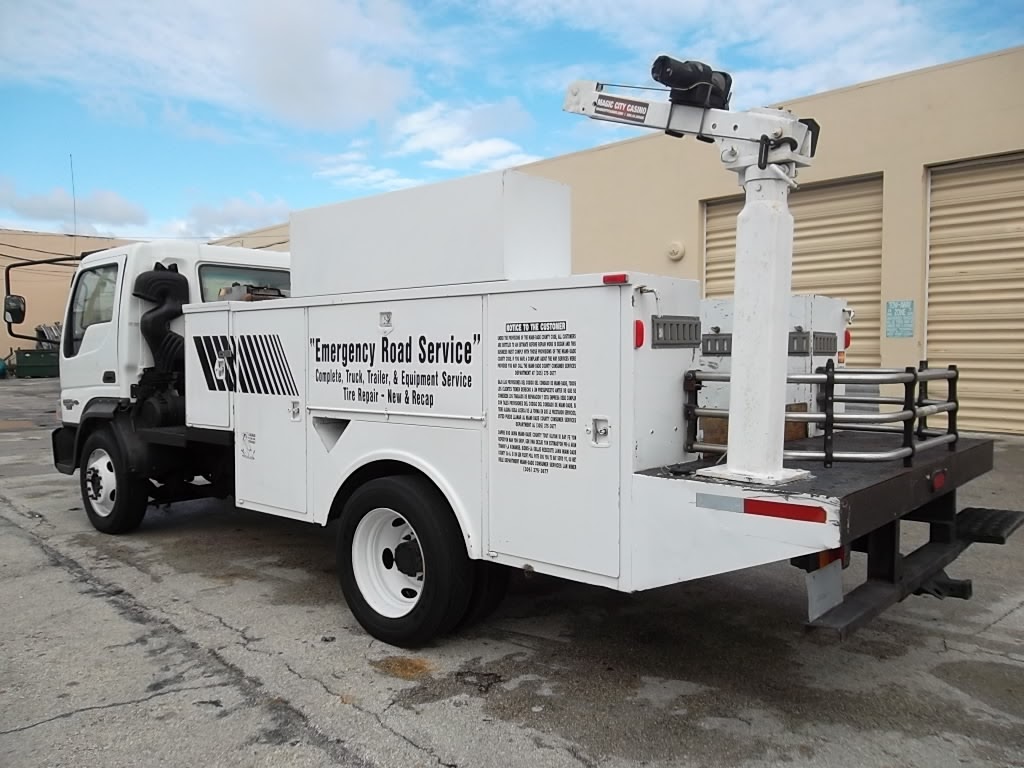 JR Fleet LLC service truck with crane